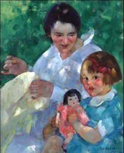 Afternoon in the Park Afternoon in the Park” by Martha Walter.
