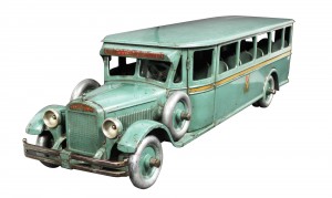 Buddy L bus This extremely rare Buddy L toy bus is one of many Buddy L toys in the sale (est. $8,000-$12,000).