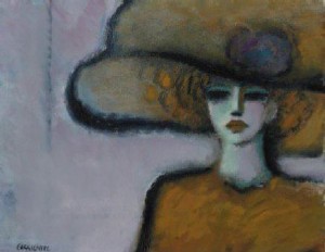 Femme au chapeau Femme au chapeau” by Jean-Pierre Cassigneul.