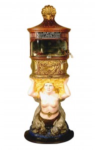 Mermaid coin-op “The War Game” mermaid coin-op arcade machine by Matheson Mfg. is estimated to bring between $200,000 and $300,000 at a Showtime Auction Services auction on April 9-11, 2010.