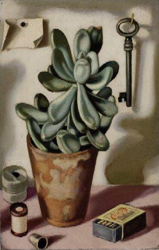 Nature morte à la plante grasse Nature morte à la plante grasse” by Tamara de Lempicka.
