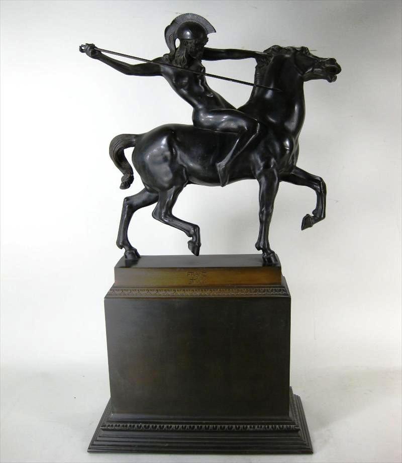 Von Stuck bronze The top lot at the recent Litchfield County Auctions, Inc. Internet sale was this 1890 bronze by German artist Franz Von Stuck, titled “Amazon,” gaveled for $20,880.
