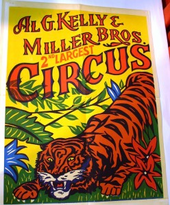 kellymiller Al G. Kelly & Miller Bros. 2nd Largest Circus poster from the 1950s