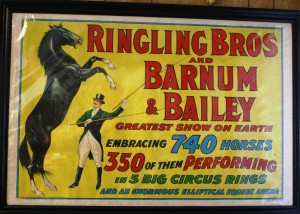 rbbbhorseposter A 1920s Ringling Bros. and Barnum & Bailey.
