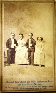 thumbcdv A General Tom Thumb & Company carte de visite.