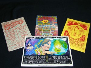 Concert posters Many rare and collectible concert posters from historic rock venues of the 1960s will be up for bid.