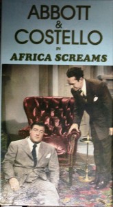 africascreams One of the first VHS versions of “Africa Screams” was released in the mid 1980s and featured this artwork on the box.