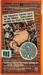 ringsaroundvideo A VHS version of “Rings Around the World” shows up on the Internet and usually sells for $45 to $50.