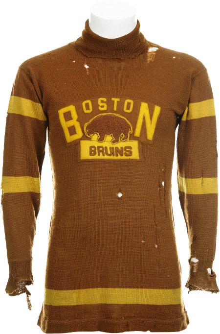 1924-25 Boston Bruins Game Worn Sweater from First NHL Season 1924-25 Boston Bruins Game Worn Sweater from First NHL Season
