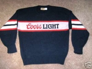 Coors Light sweater Coors Light sweater