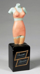 Flexees Flexaire Once common retail display items like this Flexees Flexaire women’s undergarments countertop display is rarely seen today.