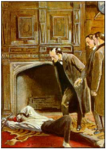 Sidney Paget illustration Sidney Paget, hired to provide illustrations for Sherlock Holmes serials in The Strand magazine, based the image of the pipe-smoking sleuth on his brother Walter, described as “strikingly handsome.” The series took off.