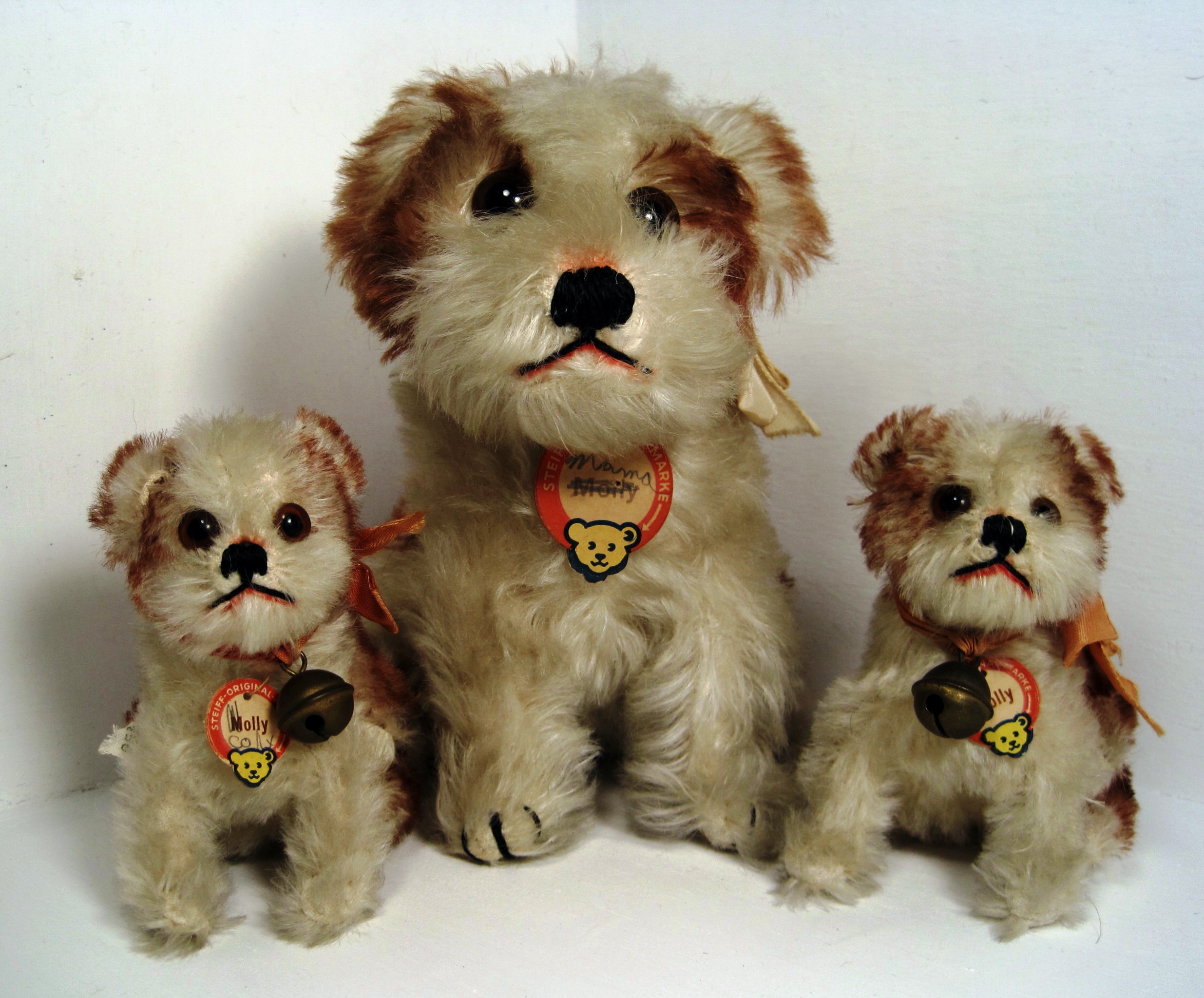 Die 100+ besten Bilder zu steiff in 2020 | steiff tiere Steiff Bully Bulldog x 2 Mohair Plush 10cm 17cm ID Button