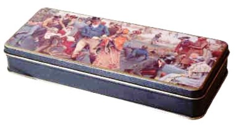 olivertin An “Oliver Twist” biscuit tin made in the 1960s. Collectibles such as this one—connected to a story that is often made into several movies, plays or TV miniseries—may have several lives, as each revival builds new interest.