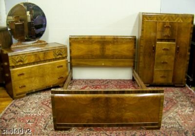 Bedroom on Art Deco Waterfall Bedroom Sets