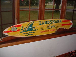 Landshark Surf Board Landshark Surfboard Sign