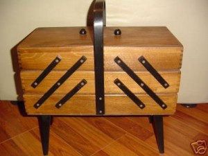 three tired sewing box Three Tier Sewing Box