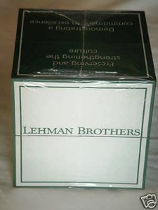 Lehman Brothers Employee Ethics Cubes