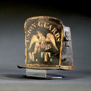 RARE BALTIMORE LEATHER TOMBSTONE INFANTRY CAP