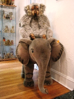 baboon and elephant