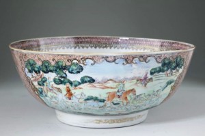 Chinese hunt bowl