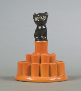 German pottery cigarette holder