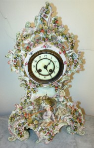 Meissen clock