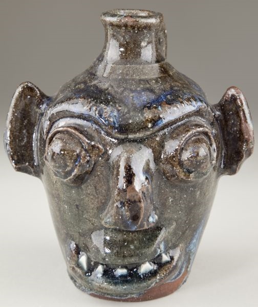 This pointy-toothed face jug by Craig, another from the Daisy Wade Bridges'