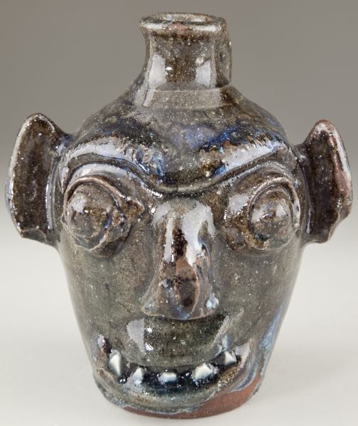This pointy-toothed face jug by Craig, another from the Daisy Wade Bridges' This pointy-toothed face jug by Craig, another from the Daisy Wade Bridges'