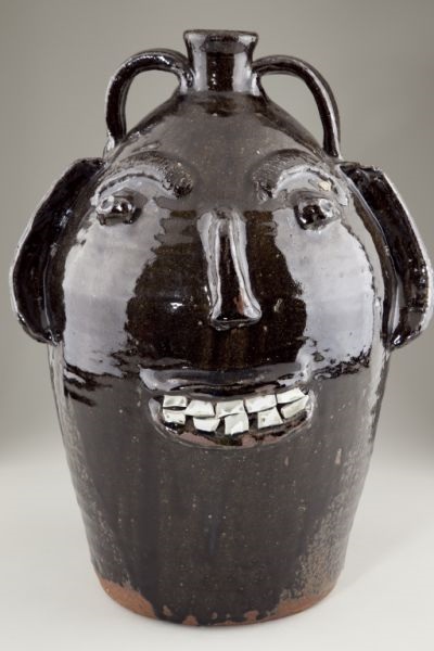 Face jugs are a uniquely Southern art form. This 5-gallon face jug made by