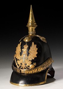 Prussian Model 1842 Reserve Infantry Officer's Spiked Helmet