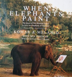 when elephants paint