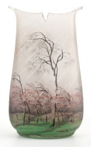Rain landscape vase