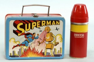 superman robot lunchbox