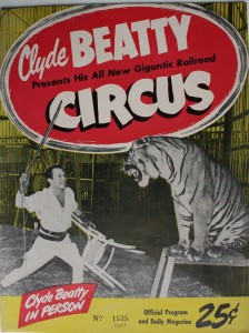 Clyde Beatty 1953 Program