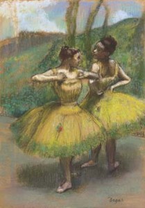 Danseuses jupes jaunes (Deux danseuses en jaune)