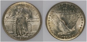 1916 Standing Liberty Quarter