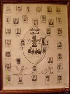 1942 Chicago Bears Autographed Team Photo