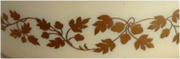 1960 Gold Acorn pattern