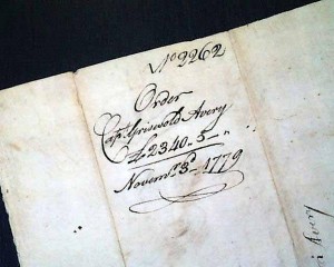 Officer’s Commission from the Revolutionary War