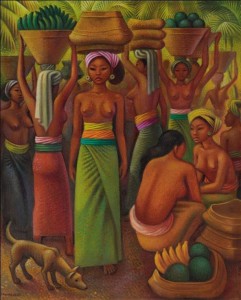 Offering of Fruits for the Temple
