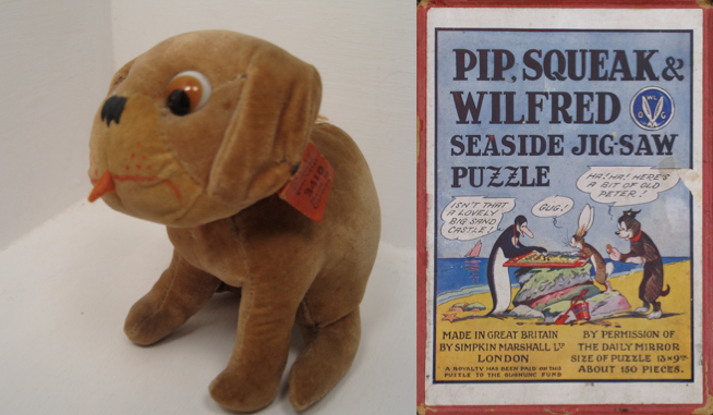 Steiff Pip and P S and W old