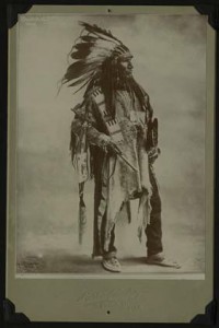 Wild West Show postcard