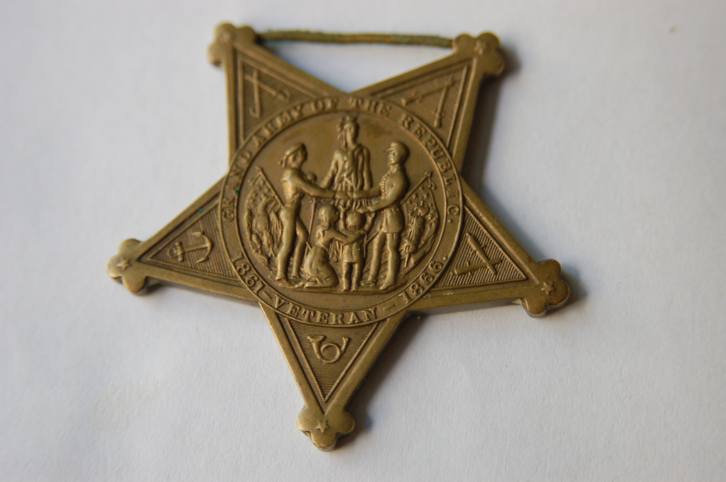 Civil War Grand Army of the Republic Veterans Star