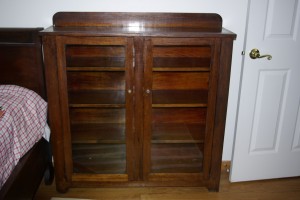 walnut cupboard
