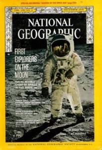 December 1969 national geographic magazine autographed