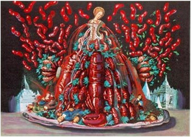 illustration from Les Diners de Gala