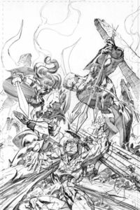 Flashpoint #4 Kubert Sketch Variant