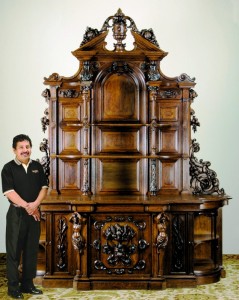 Oak buffet