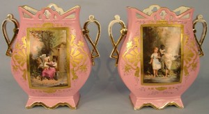 Old Paris vases